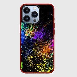 Чехол iPhone 13 Pro Брызги красок