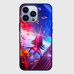 Чехол для iPhone 13 Pro Mass effect, цвет: 3D-тёмно-синий