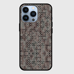 Чехол для iPhone 13 Pro Кольчуга, цвет: 3D-черный
