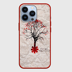 Чехол для iPhone 13 Pro RHCP: Red Tree, цвет: 3D-красный