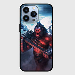 Чехол для iPhone 13 Pro Axe, цвет: 3D-черный