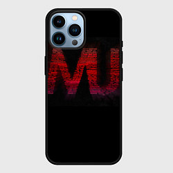 Чехол для iPhone 14 Pro Max Manchester United team, цвет: 3D-черный