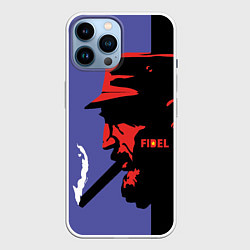 Чехол для iPhone 14 Pro Max Fidel, цвет: 3D-белый