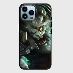 Чехол для iPhone 14 Pro Max Ренгар, цвет: 3D-черный