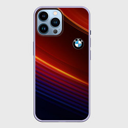 Чехол для iPhone 14 Pro Max BMW, цвет: 3D-светло-сиреневый