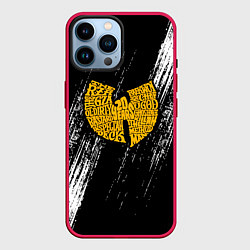 Чехол для iPhone 14 Pro Max Wu-Tang Clan, цвет: 3D-малиновый