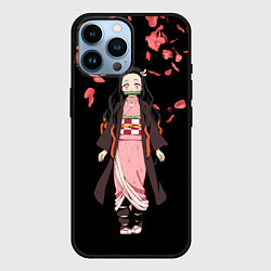 Чехол для iPhone 14 Pro Max Незуко, цвет: 3D-черный