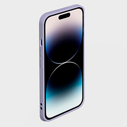 Чехол для iPhone 14 Pro Max Дзётаро и Дио, JoJo’s Bizarre, цвет: 3D-светло-сиреневый — фото 2