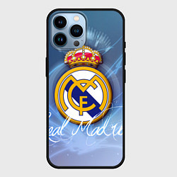 Чехол для iPhone 14 Pro Max FC РЕАЛ МАДРИД, цвет: 3D-черный
