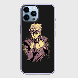 Чехол для iPhone 14 Pro Max Giorno Giovanna Golden Wind, цвет: 3D-светло-сиреневый