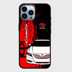 Чехол для iPhone 14 Pro Max Camry Toyota glitch, цвет: 3D-черный