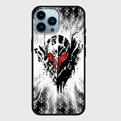 Чехол для iPhone 14 Pro Max Берсерк Berserk, цвет: 3D-черный