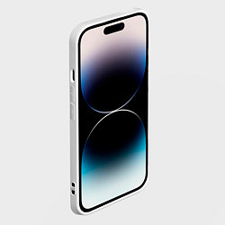 Чехол для iPhone 14 Pro Max Новогодняя неоновая кибер-елочка, цвет: 3D-белый — фото 2