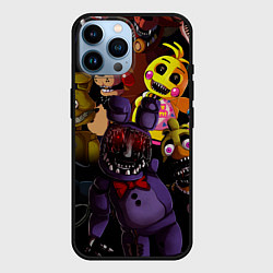 Чехол для iPhone 14 Pro Max Fivе Nights аt Frеddys, цвет: 3D-черный
