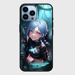 Чехол для iPhone 14 Pro Max Arcane league of legends милая jinx, цвет: 3D-черный