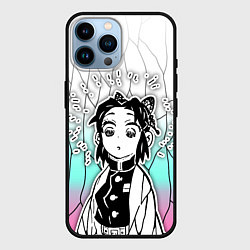 Чехол для iPhone 14 Pro Max Стикер - шинобу кочо, цвет: 3D-черный