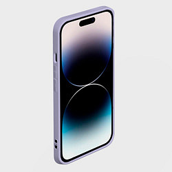 Чехол для iPhone 14 Pro Max Реал Мадрид фк эмблема, цвет: 3D-светло-сиреневый — фото 2