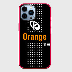 Чехол для iPhone 14 Pro Max Karmine Corp форма, цвет: 3D-малиновый