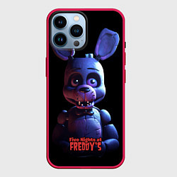 Чехол для iPhone 14 Pro Max Злой Бонни, цвет: 3D-малиновый
