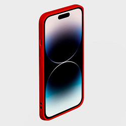 Чехол для iPhone 14 Pro Max ФК Манчестер Юнайтед спортивные краски, цвет: 3D-красный — фото 2