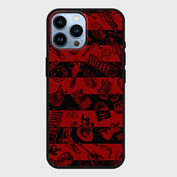 Чехол для iPhone 14 Pro Max Свитер Курта нирвана, цвет: 3D-черный