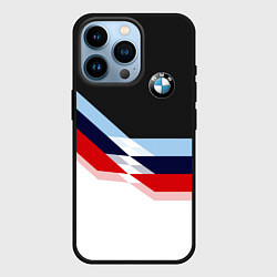 Чехол для iPhone 14 Pro BMW M SPORT, цвет: 3D-черный