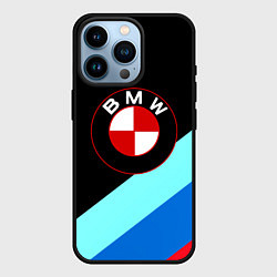 Чехол для iPhone 14 Pro BMW, цвет: 3D-черный