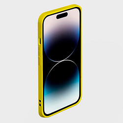 Чехол для iPhone 14 Pro Силуэт Луффи One piece, цвет: 3D-желтый — фото 2