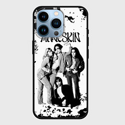 Чехол для iPhone 14 Pro Maneskin Монэскин, рок - группа, цвет: 3D-черный