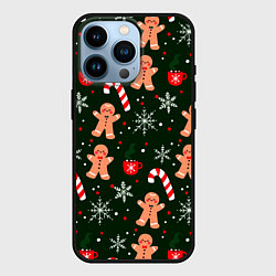 Чехол для iPhone 14 Pro НОВЫЙ ГОД 2022 АТМОСФЕРА, цвет: 3D-черный