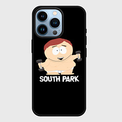 Чехол для iPhone 14 Pro Южный парк - Эрик с гантелями, цвет: 3D-черный