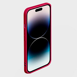 Чехол для iPhone 14 Pro Шевроле Корвет - гоночная команда, цвет: 3D-малиновый — фото 2