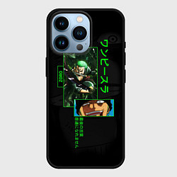 Чехол для iPhone 14 Pro One Piece: Zoro, цвет: 3D-черный