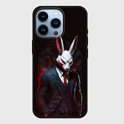 Чехол для iPhone 14 Pro Devil rabbit, цвет: 3D-черный