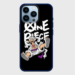 Чехол для iPhone 14 Pro One piece - gear 5 luffy, цвет: 3D-тёмно-синий