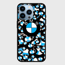 Чехол для iPhone 14 Pro BMW sportlogo, цвет: 3D-черный