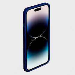 Чехол для iPhone 14 Pro BMW sport amg colors blue, цвет: 3D-тёмно-синий — фото 2