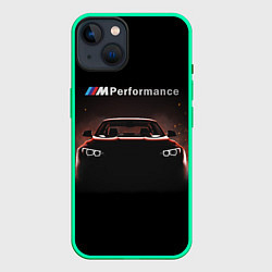 Чехол для iPhone 14 BMW Z, цвет: 3D-мятный