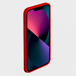 Чехол для iPhone 14 Toyota соты, цвет: 3D-красный — фото 2