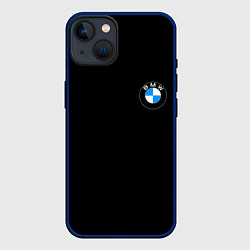 Чехол для iPhone 14 BMW auto logo, цвет: 3D-тёмно-синий