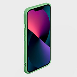 Чехол для iPhone 14 Любимые панды, цвет: 3D-салатовый — фото 2