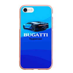 Чехол iPhone 7/8 матовый Bugatti hypercar
