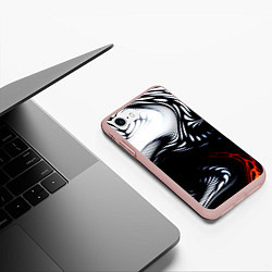 Чехол iPhone 7/8 матовый Abrupt, цвет: 3D-светло-розовый — фото 2