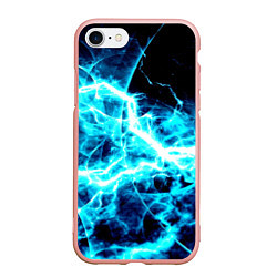 Чехол iPhone 7/8 матовый Energy, цвет: 3D-светло-розовый