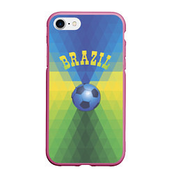 Чехол iPhone 7/8 матовый Бразилия