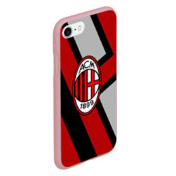 Чехол iPhone 7/8 матовый Milan FC 1899, цвет: 3D-баблгам — фото 2