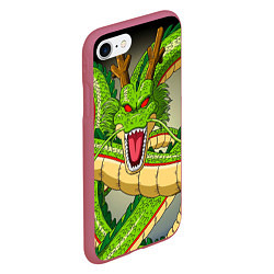 Чехол iPhone 7/8 матовый Dragon Ball, цвет: 3D-малиновый — фото 2