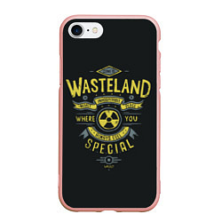 Чехол iPhone 7/8 матовый Come to Wasteland, цвет: 3D-светло-розовый