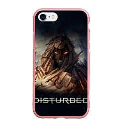 Чехол iPhone 7/8 матовый Disturbed: Skull Mountain, цвет: 3D-баблгам