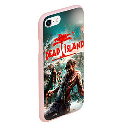 Чехол iPhone 7/8 матовый Dead Island, цвет: 3D-светло-розовый — фото 2